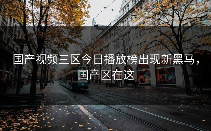 国产视频三区今日播放榜出现新黑马，国产区在这